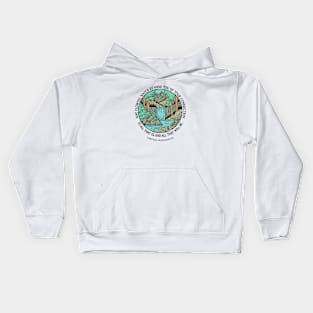 Flowing Water Kids Hoodie